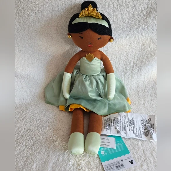 New Target Christmas Pillowfort Disney Princess Tiana Kid's Pillow Buddy/ plush