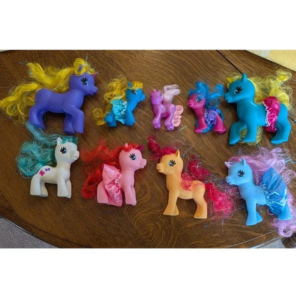 Vintage‎ Little Pony Lot Tinsel Hair