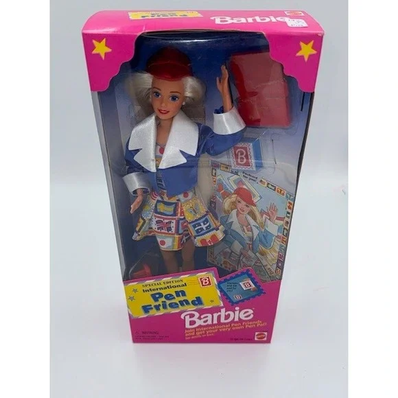 Barbie Special‎ Edition International Pen Friend Doll Mattel 1995