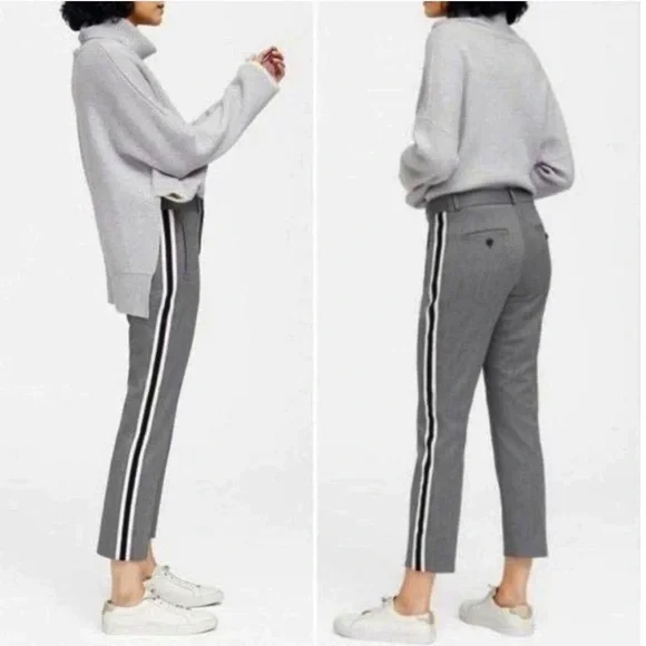 Banana Republic Sloan side stripe ankle pant