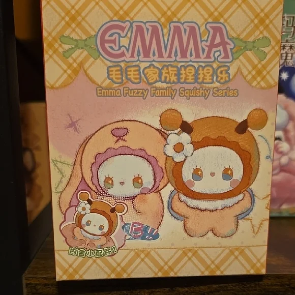 Lucky Emma Fuzzy Family Squishy Series Blind Boxes Price‎ Per Box