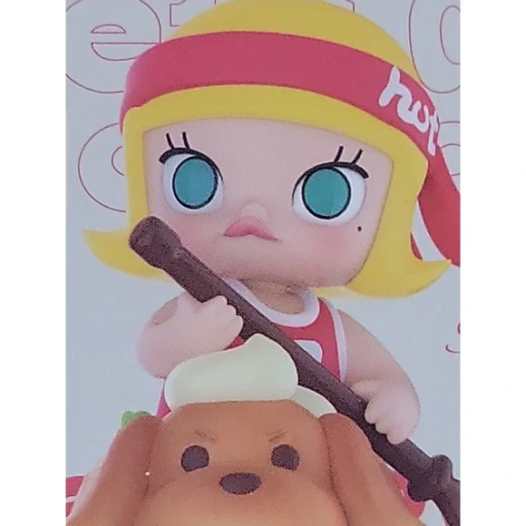 POP MART x Molly Carb-Lover Baking Time Series Figure Dolls - Let's Go Hot Dog