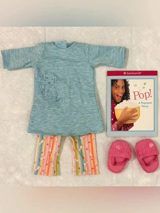 American Girl Doll Honey Puppy PJ’s