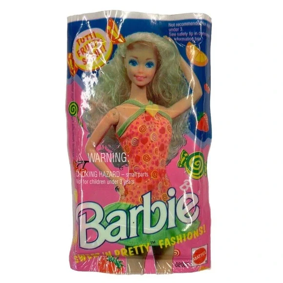 Barbie 1994 Sweet 'n Pretty Fashion‎ Orange Heart Dress