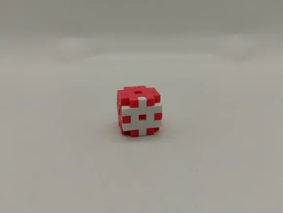 Cube Interlocking Puzzle for 18
