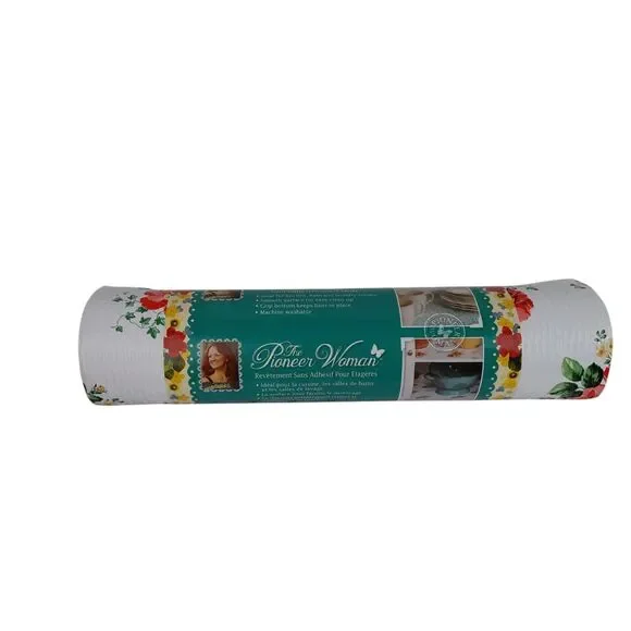 Pioneer Woman Vintage Floral Non Adhesive Shelf Liner  12