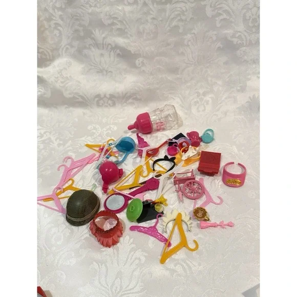 various Barbie doll accessories original Mattel pieces some unbranded