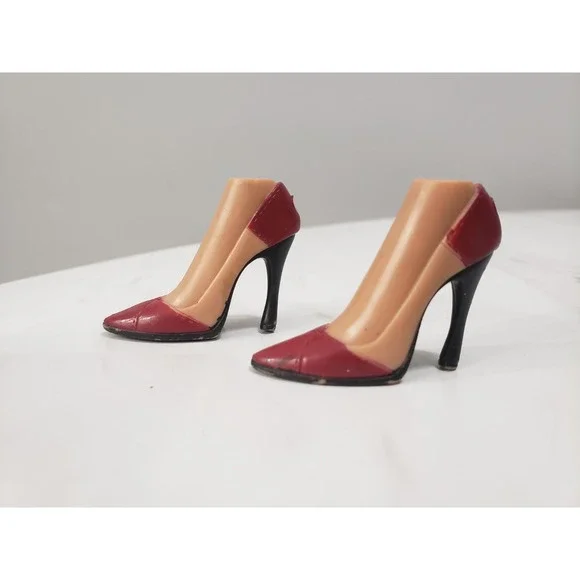 Twiins Twins Nona MGA Bratz Girlz Doll Shoes Black & Red Pumps Heels (See Photos