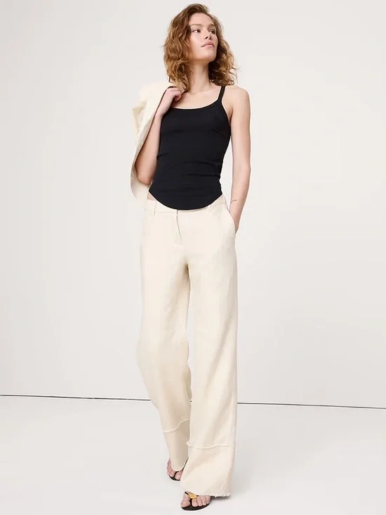 NWT BANANA REPUBLIC LINEN PANTS
