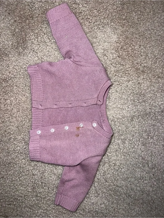 American Girl Doll Kit Kittredge Lavender Meet Sweater Cardigan
