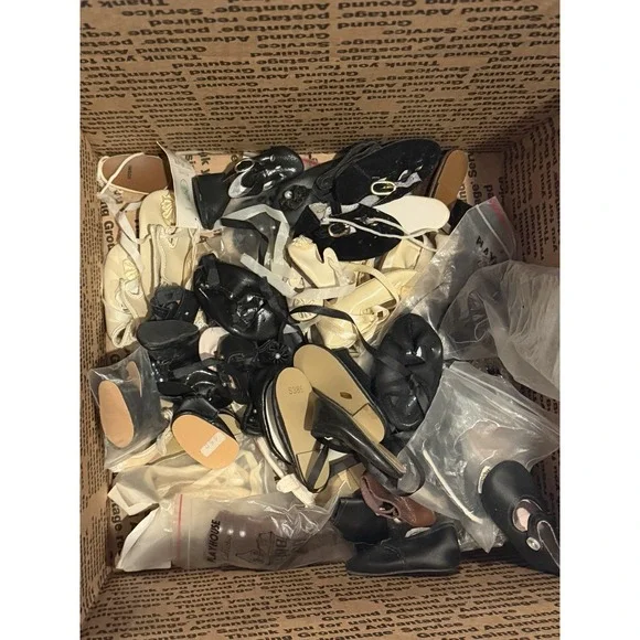New Lot 41 Vintage Baby Doll Shoes Kemper, Playhouse, Tallina's Dollmaking Mixed