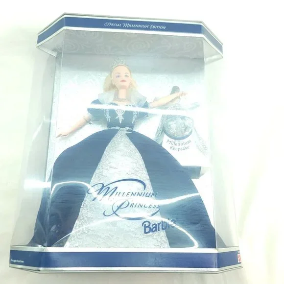 Mattel Millennium Princess Barbie With Keepsake Happy New Year 2000 Fashion Doll