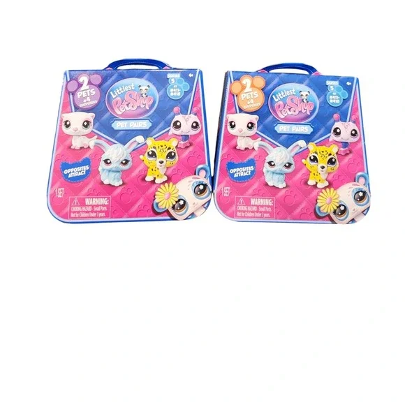 Littlest Pet Shop Series 5 Pet Pairs Blind Bag 2-Pack Basic Fun LPS New 2023