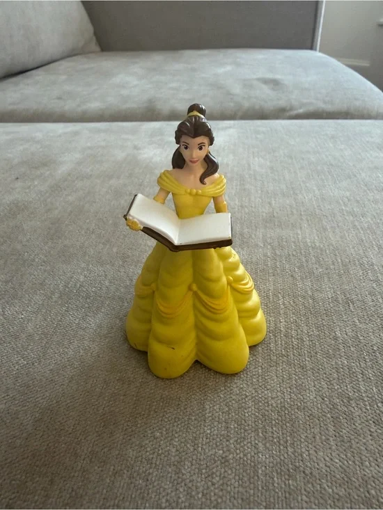 Yellow Princess Learning Figure Toy with Book - Kids Educational Play