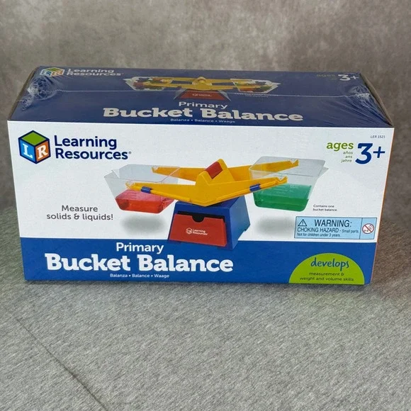 Learning Resources Primary Bucket Balance Kids Multicolor Solid LER 1521 Scale