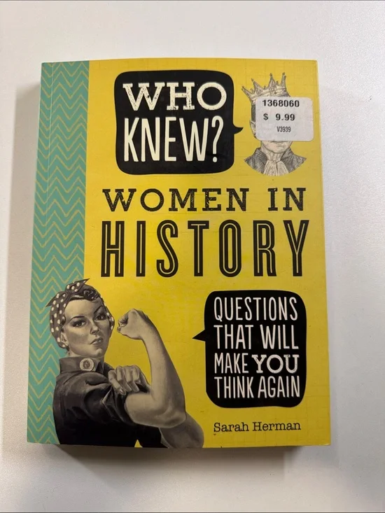 Who Knew? Women in History by Sarah Herman - Yellow & Teal Paperback