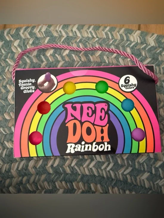 NeeDoh Rainbow Squishy Sensory Toy - Multicolor