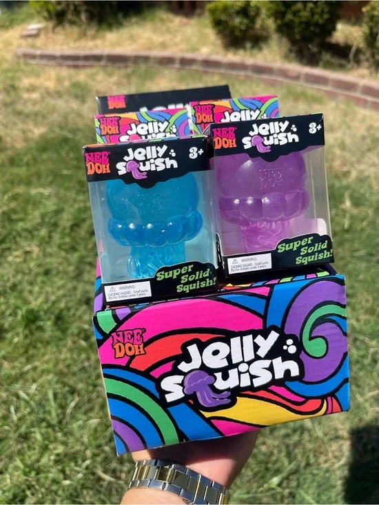 Needoh Jelly Squish - Blue, Pink & Purple