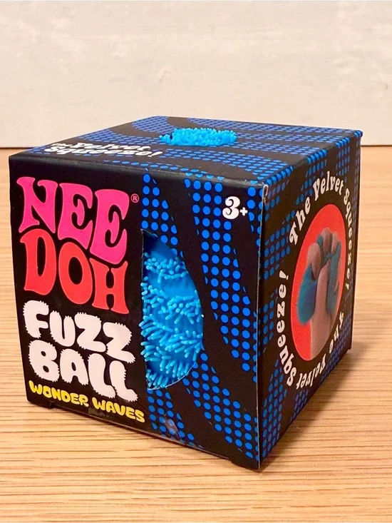 Blue Needoh Fuzz Ball Wonder Waves
