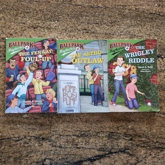 Ballpark Mysteries by David Kelly Softbound Kids Books