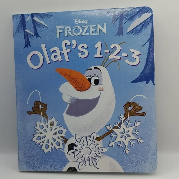 Disney Frozen Olaf's 1-2-3 Counting Board Book 2013 Winter Christmas Early Read
