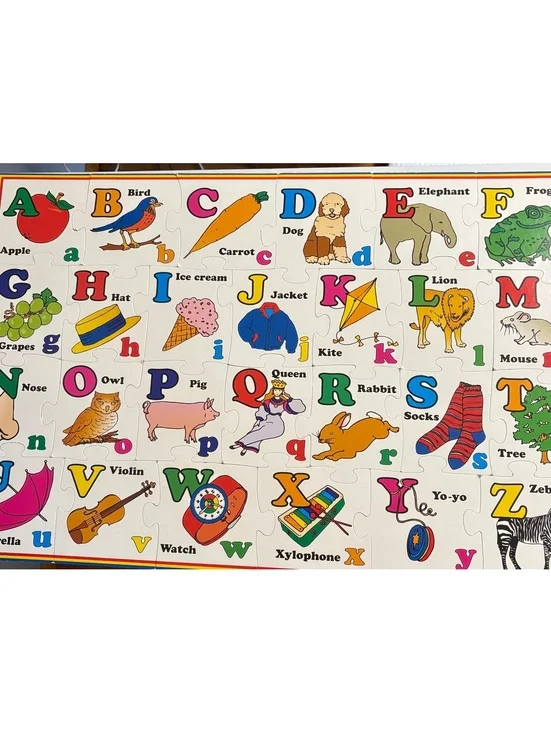 Alphabet giant floor puzzle