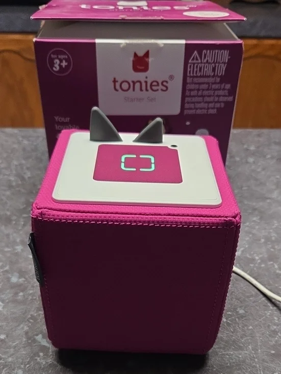 Tonies Purple Kids Audio Player Cube With Charger