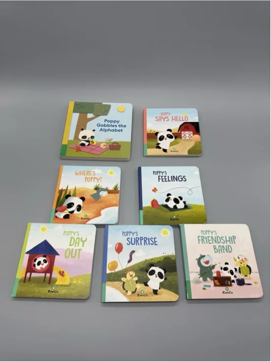 Kiwi Co Poppy Childrens Board Books Preschool Daycare Lot of 7
