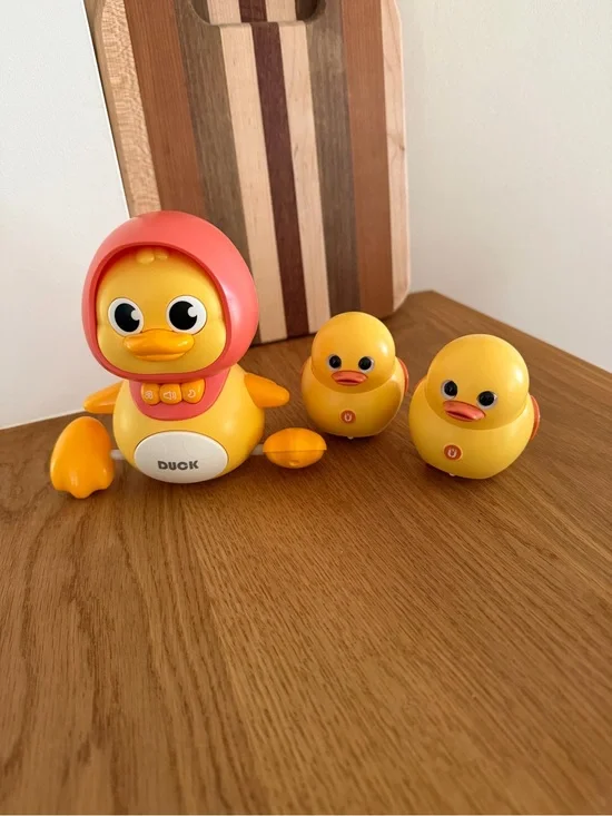 waddling magnetic ducks tummy time baby toy
