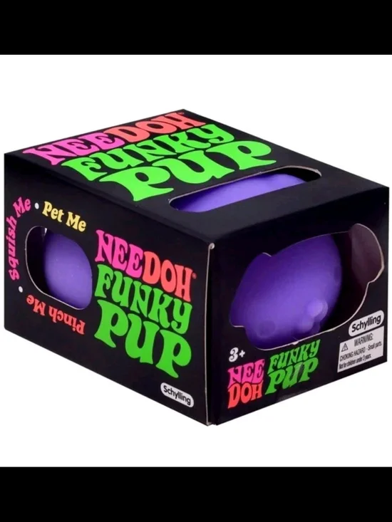 Needoh Funky Pup Purple Squishy 💜