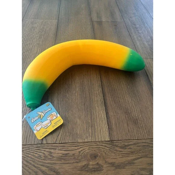 Toymendous Laffy Snacks Squishy Sensory Banana Stress Relieving