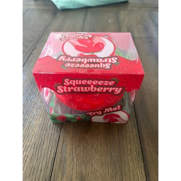 Jumbo Squeeze Strawberry Squishy Toy New sunny days