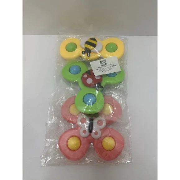 Strong Suction Cup Fidget Rotating Sensory Bath Toys for Baby Christmas Stocking