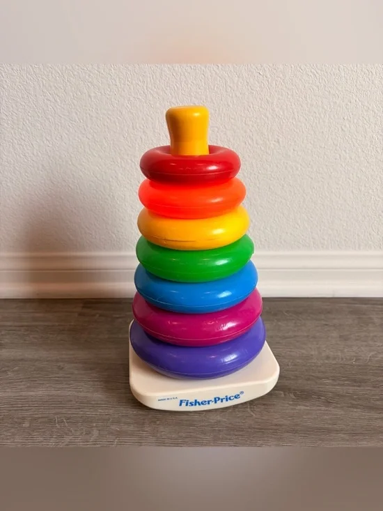 Fisher-Price vintage ring stacking toy
