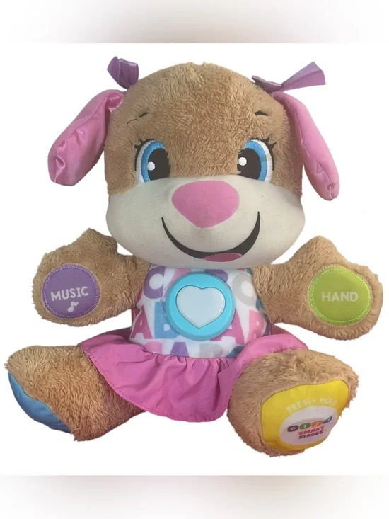 Fisher-Price Laugh and Learn Smart Stages Sis Plush 10.5