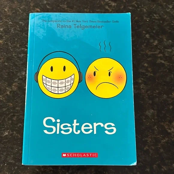 Sisters by Raina Telgemeier Paperback ages 8-11