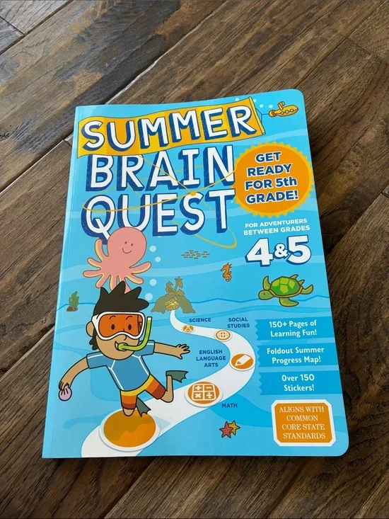 Summer Brain Quest Workbook for Grades 4 & 5 - Blue