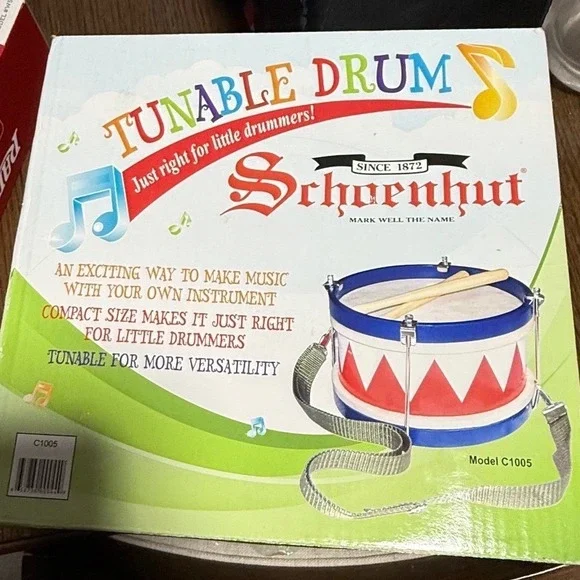 Vintage Schoenhut‎ Tunable Drum Baby Einstein World of Rhythm Toy