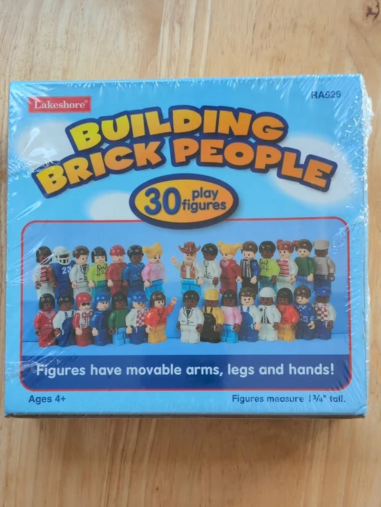 New Lakeshore Building Brick People 30 Figures