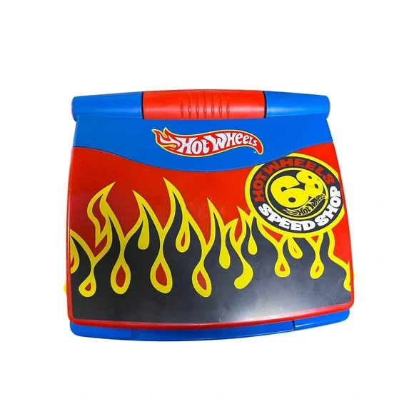 Rare Hot Wheels‎ Speed Shop Electronic Learning Laptop Toy for Kids Educational