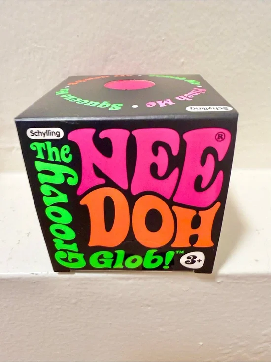 100% AUTHENTIC Schylling Needoh NEE DOH Groovy Glob - PINK! Brand new, unopened!