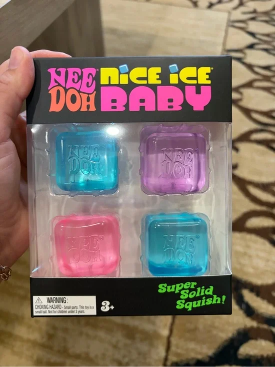 Nee Doh Nice Ice Baby Squishies - Pink, Blue & Purple
