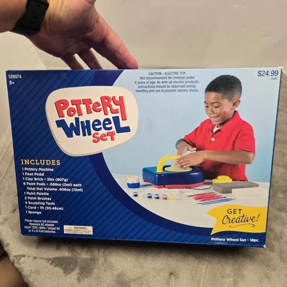 Hobby Lobby Get Creative Pottery Wheel Set 18pc Kids Craft Kit 526574 New