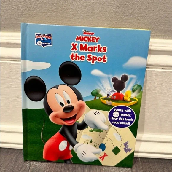 Disney Mickey X Marks the Spot - Hardcover Reading Book Kids Toddler