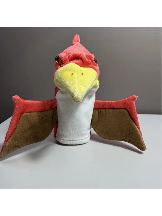 Aurora Pterodactyl Dinosaur Plush Hand Puppet Winged Dinosaur Soft Toy Play 10