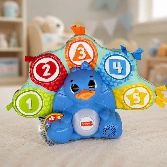 Fisher-Price Linkimals Counting & Colors Peacock Learning Toy HMF12 Tested