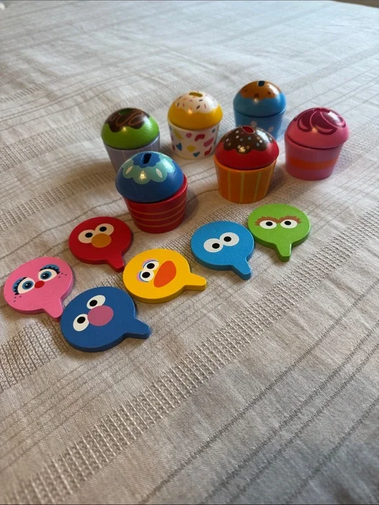 Sesame Street puzzle cupcakes