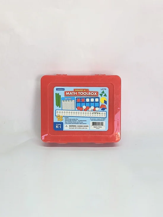 LAKESHORE K-1 Math Toolbox Learning Toys Counting NEW LC770