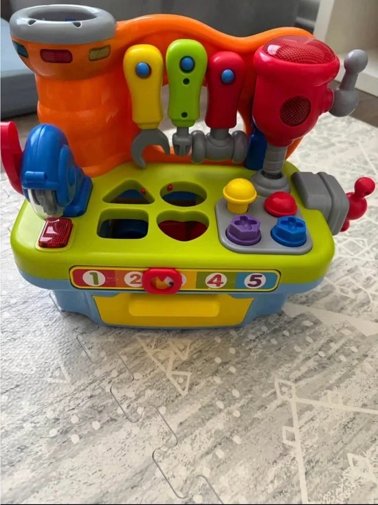Kids Musical Multi-Activity Tool Bench Toy