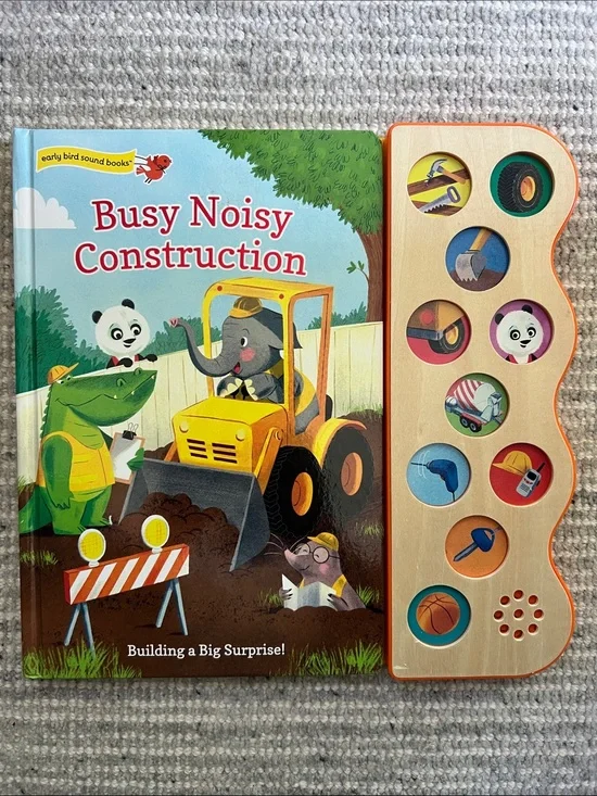 Busy Noisy Construction (Interactive 10-Button Early Bird Sound Books)